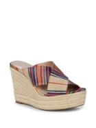 Charles By Charles David Leilani Multi-striped Wedge Sandals