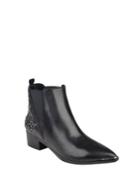 Marc Fisher Ltd Metal Studded Leather Chelsea Booties