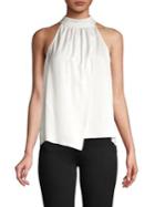 Rachel Rachel Roy Plus Deena Faux-wrap Halter Blouse