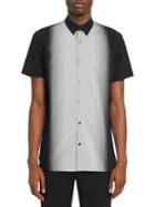 Calvin Klein Ombre Cotton Button-down Shirt