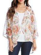 Karen Kane Floral Drape Kimono