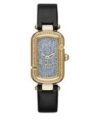 Marc Jacobs The Jacobs Goldtone Stainless Steel And Leather Two Hand Strap Watch