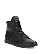 Kenneth Cole New York Double Header Leather High-top Lace-up Sneakers