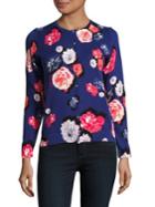 Lord & Taylor Fresh Floral Button-down Cardigan