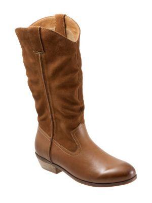 Softwalk Rock Creek Leather Wide Mid-calf Boots