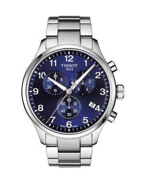 Tissot T-sport Stainless Steel Chronograph Classic Xl Bracelet Watch