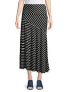 Calvin Klein Asymmetric Striped Skirt