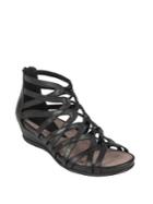 Earth Juno Leather Cage Sandals