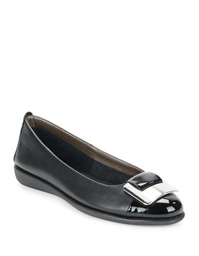 The Flexx Rise N Curry Leather Flats