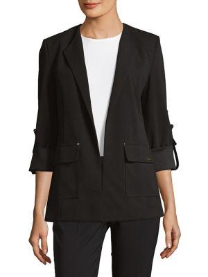 Calvin Klein Long Open-collar Jacket