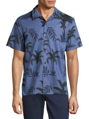 Lucky Brand Tropical-print Button-down Shirt