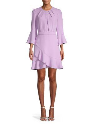 Diane Von Furstenberg Ruffled Fit-&-flare Dress