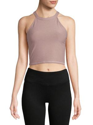 Calvin Klein Performance Halter Cropped Top