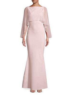 Chiara Boni La Petite Robe Boatneck Mermaid Gown