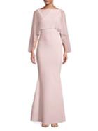 Chiara Boni La Petite Robe Boatneck Mermaid Gown