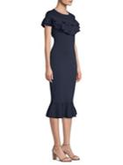 Sachin & Babi Natalie Bodycon Ruffle Dress