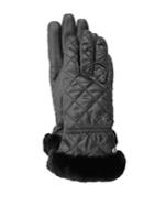 Ugg Quilted All Weather Tech Shearling & Faux-fur Gloves