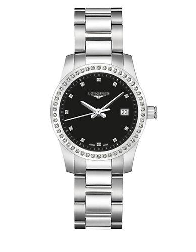 Longines Diamond & Stainless Steel Watch