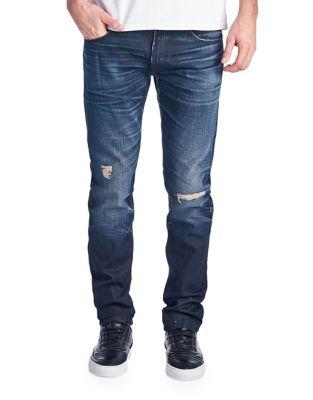 Cult Of Individuality Rocker Slim Fit Low-rise Jeans