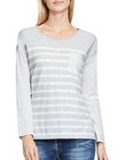 Two By Vince Camuto Mixed Ink Stripe Tee