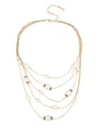 Kenneth Cole New York Pearl, Diamond And Crystal Multi-strand Necklace
