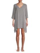 J Valdi V-neck Printed Tunic Dress