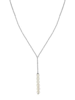 Majorica 5mm Organic Pearl Drop Necklace