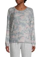 Pj Salvage Camo Printed Long-sleeve Top
