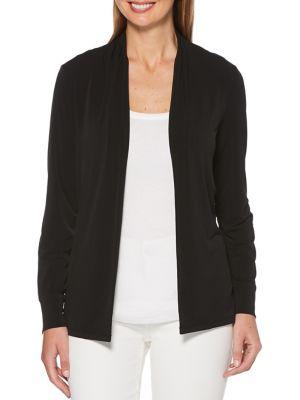 Rafaella Petite Open Front Knit Cardigan