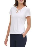 Tommy Hilfiger Short-sleeve Grommet Top