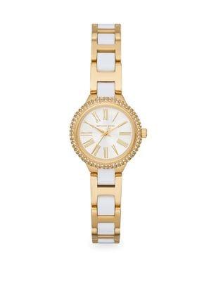 Michael Kors Taryn Goldtone Stainless Steel Bracelet Watch