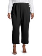 Vince Camuto Plus Slit Side-button Pants