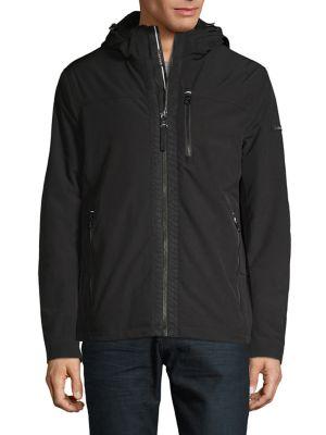 Calvin Klein Zip-front Faux-fur Jacket