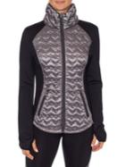 Betsey Johnson Performance Quilted Long-sleeve Jacket