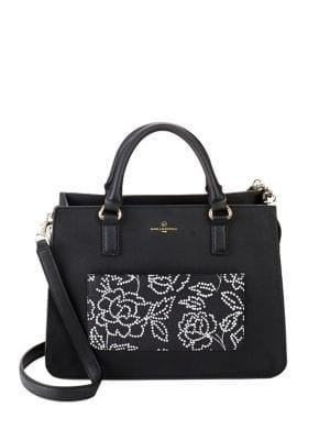 Karl Lagerfeld Paris Floral Amelie Leather Satchel