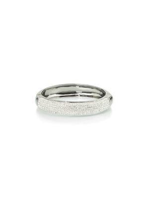 Nina Abbey Swarovski Crystal Hinged Bracelet
