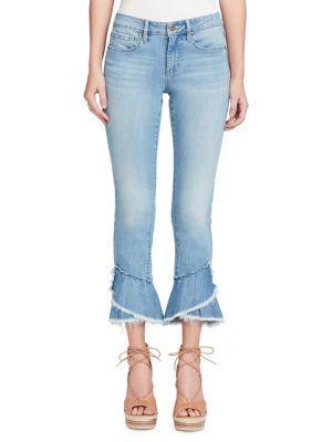 Jessica Simpson Ruffle Cropped Skinny Jeans