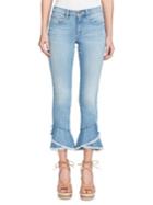 Jessica Simpson Ruffle Cropped Skinny Jeans