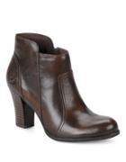 Born Claire Leather High-heel Booties