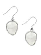 Lucky Brand Land And Sea Faux Pearl Drop Earrings