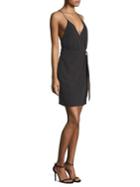 Laundry By Shelli Segal Faux Wrap Spaghetti Strap Dress