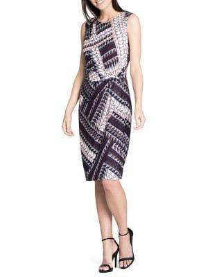 Nic+zoe Sleeveless Twisted Sheath Dress