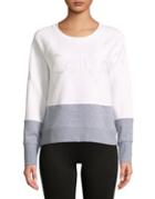 Calvin Klein Performance Colorblock Raglan-sleeves Sweater