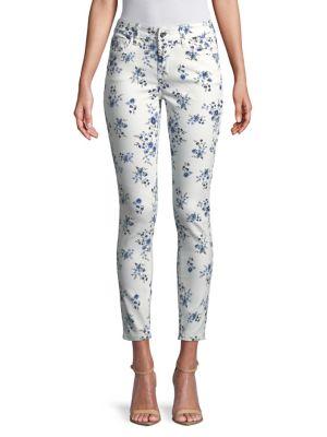 Kensie Jeans Floral Mid-rise Jeans