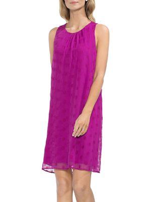 Vince Camuto Sleeveless Embroidered Shift Dress