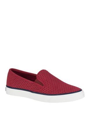 Sperry Perforated Leather Sneakers