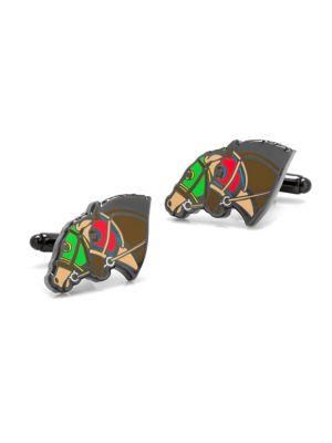 Cufflinks, Inc. Racing Horses Cufflinks