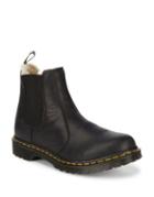 Dr. Martens Leather Faux-fur Lined Chelsea Boots