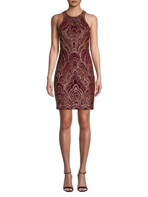 Jump Glittered Sheath Dress