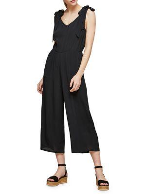 Miss Selfridge Shoulder Tie Jumpsuit